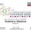 targa premio orgoglio siciliano 2013